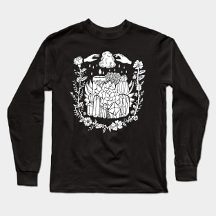 Crystals and Succulents Long Sleeve T-Shirt